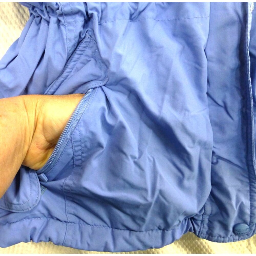 Womens L.L. Bean Outdoor Outfitter Jacket Petite Large Thinsulate Ultra Blue Nyl - Picture 7 of 16